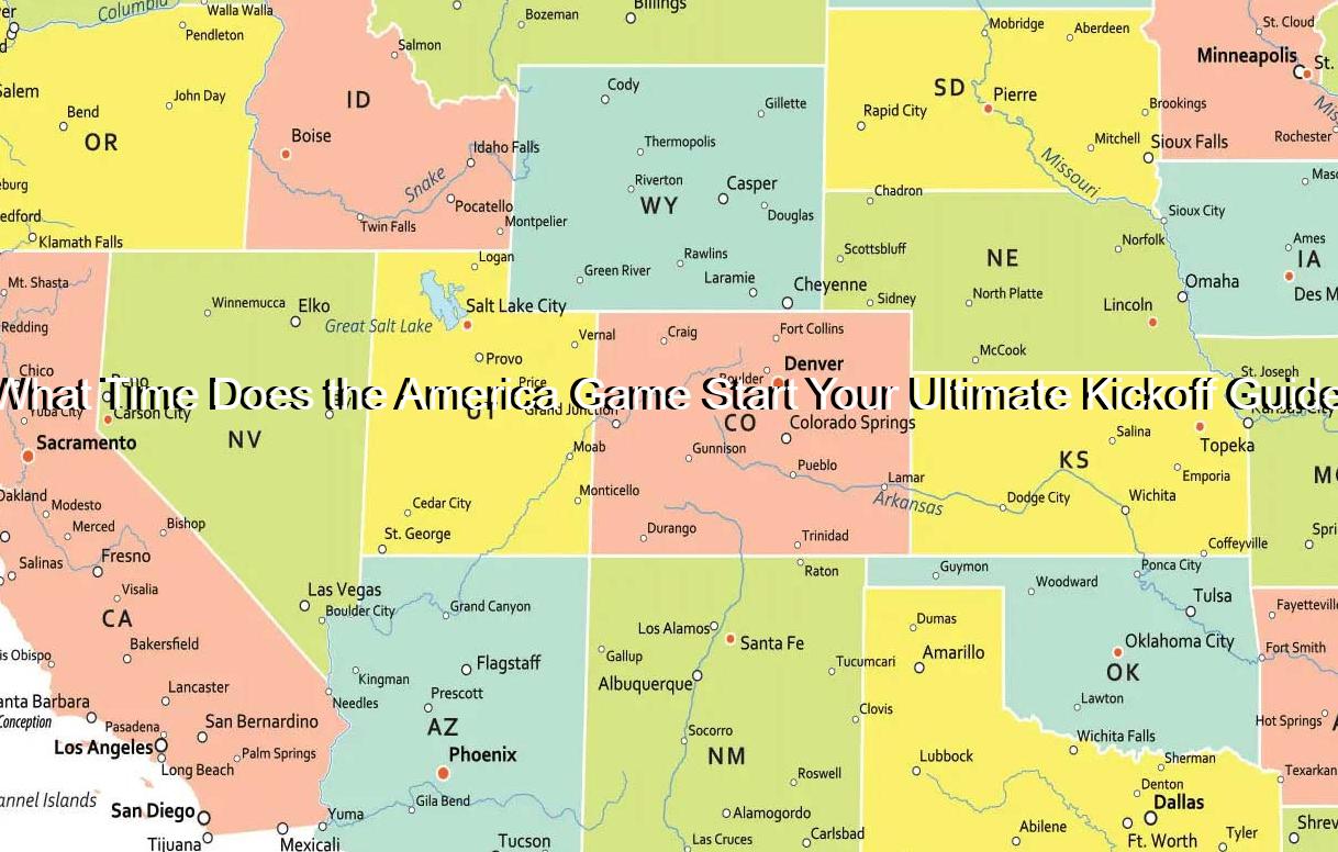 What Time Does the America Game Start Your Ultimate Kickoff Guide